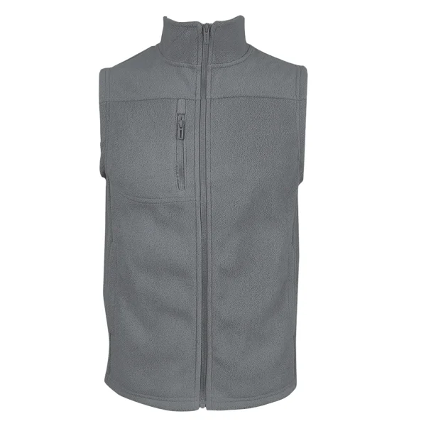 Chaleco Sin Mangas Micropolar Liso Chilla Hombre