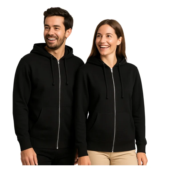 Polerón Canguro Cierre Metalico Vulpes Unisex