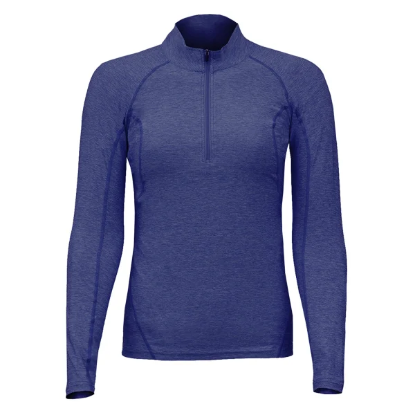 Polera Dry Fit Manga Larga Con Cierre Pale Mujer