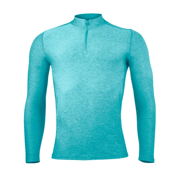 Polera Dry Fit Manga Larga Con Cierre Pale Hombre