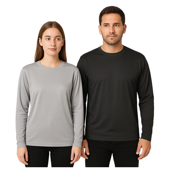 Polera Poliéster Manga Larga Otocyon Essential Unisex
