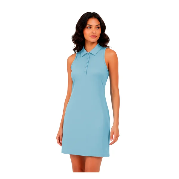Vestido Deportivo Con Cuello Light Bare Mujer